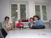 Warszawskie spotkanie-14.09.2009. Helena Karpowicz, Wanda Drzał, Grażyna Troszczyńska, Bożena Rosłan i Iza Gruczek.