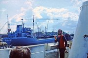1978r. w trakcie przepływania przez Kanał Kiloński - kierunek Atlantyk