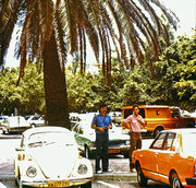 1981r  Cape Town, od lewej Marek Pokorski i Zenek Stryczek