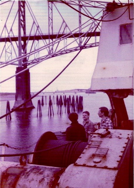 m/t Aquila, lipiec 1986 - wchodzimy do Coos Bay (Oregon, USA)