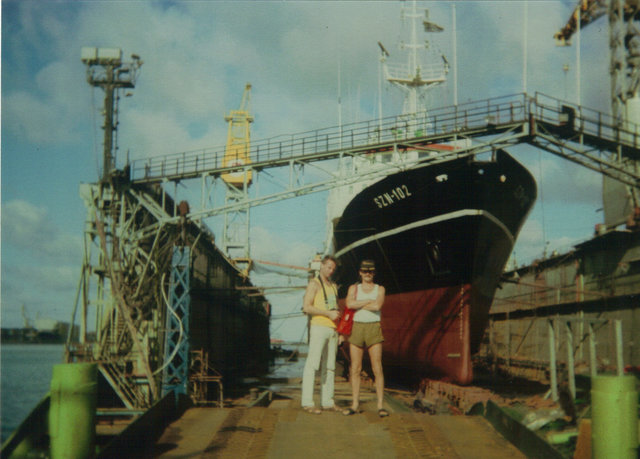 mt Koleń na doku Tsakos Montevideo 1989