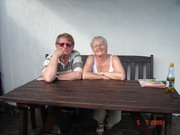 2009 - Wanda Drzał i Tadeusz Turczyński - koleżeńskie spotkanie po latach w Chałupach