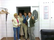 Warszawskie spotkanie-14.09.2009. Helena Karpowicz, Wanda Drzał, Gerażyna Troszczyńska, Bożena Rosłan i Iza Gruczek.