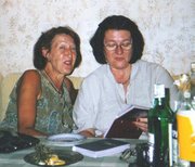 Krysia Radowska i Helena Karpowicz u Ani Sitarz w Gdańsku