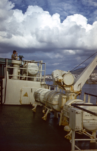 Chmury nad Cape Town, m/t Delfin 1979