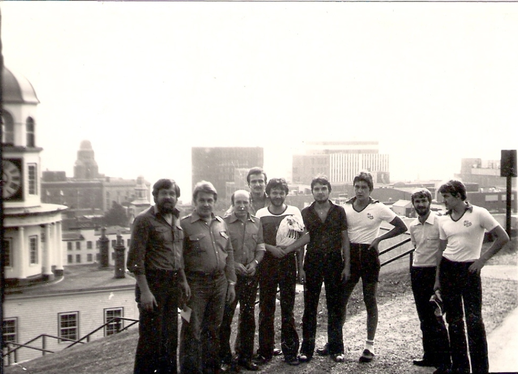 m/t Admirał Arciszewski postój w Halifax – rok 1980 – część załogi