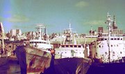 statki w porcie Montevideo (Uruguay)
