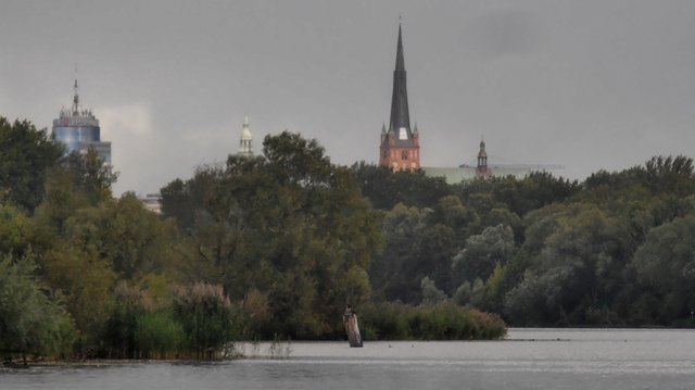 Wieże ponad zielenią