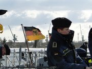 Niemieckie kutry rakietowe z okrętem bazą Elbe w Szczecinie 22.03.2013