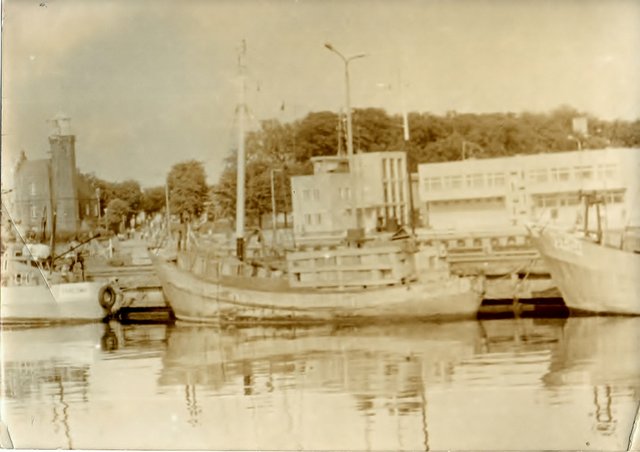 Ustka, port -lipiec 1976