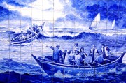 Azulejos o tematyce rybackiej z POVOA DE VARZIM   Portugalia